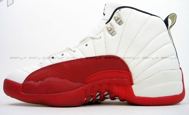 nike air jordan 12 og white varsity red black shoes - Click Image to Close