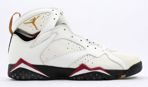 nike air jordan 7 og white black cardinal red yellow shoes - Click Image to Close