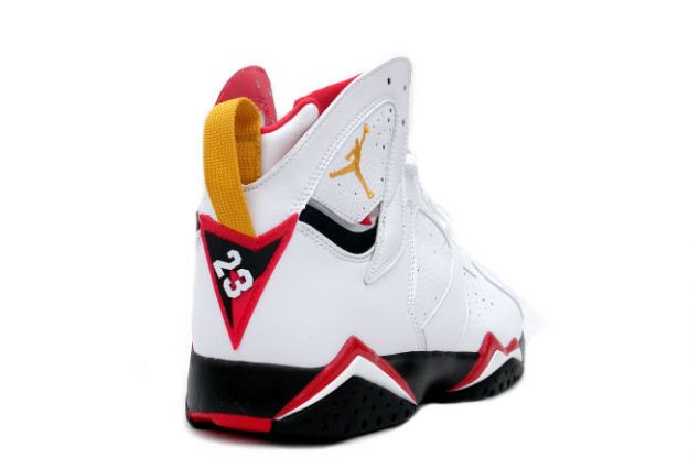 nike jordan 7 og cardinals white black cardinal red yellow shoes - Click Image to Close