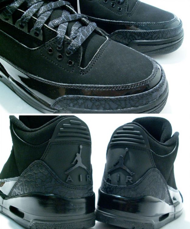 special nike jordan 3 retro black cat black dark charcoal black shoes